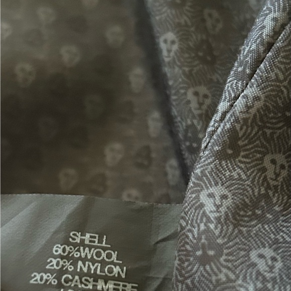 Anne Klein Classic Wool Cashmere Peacoat Dress Coat Black Overcoat Size 8 - Picture 10 of 11